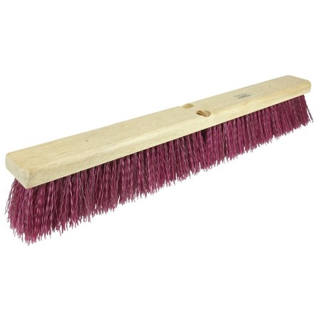 WEILER 24" Vortec Pro Garage Brush Maroon Polypropylene Fill 25239